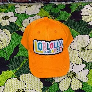 🔥 NEW loblolly creamery icecream patch orange hat adjustable Arkansas